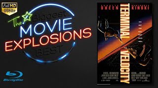 The Best movie explosions Terminal Velocity 1994 Escape pod scene