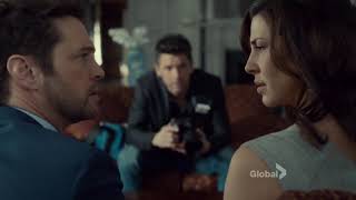 Angie Everett  Matt Shade S1E10 Kiss scene  Private Eyes