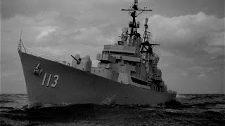 Sidney Poitier and Richard Widmark in The Bedford Incident 1965 Type 15 frigate HMS Wakeful F159