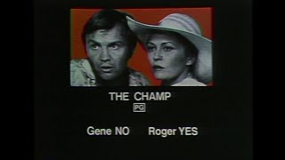 The Champ 1979 movie review  Sneak Previews with Roger Ebert and Gene Siskel