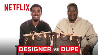 Travis Bennett  Sam Jay Try to Spot Knockoff Luxury Items  You People  Netflix