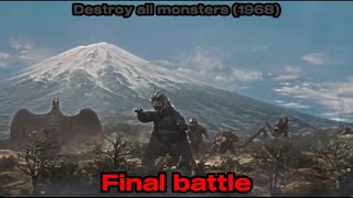 Destroy all monsters 1968   Final battle