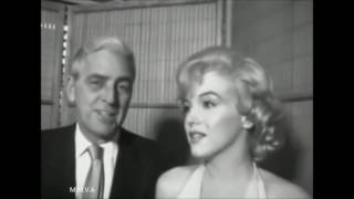 Marilyn Monroe Rare Radio Interview 1960  Footage of Lets Make Love Press Party 1960