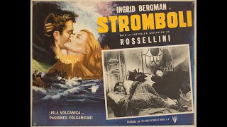 STROMBOLI 1950 Theatrical Trailer  Ingrid Bergman Mario Vitale Renzo Cesana