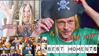 Brad Pitt  Jennifer Aniston best moments   Fast Times Virtual Table Read