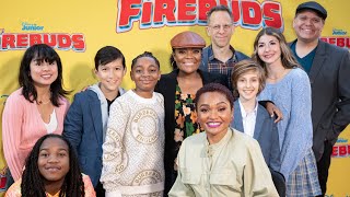 The Cast of Disneys Firebuds Celebrate First Responders Day at The Walt Disney Studios