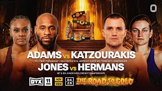 BRANDON ADAMS VS ANDREAS KATZOURAKIS  OVERTIME BOXING 11 FIGHT NIGHT LIVESTREAM