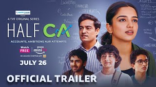 Half CA   Official Trailer  ft Ahsaas Channa  TVF  Streaming FREE 26th July on Amazon miniTV