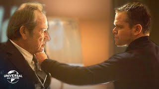 Jason Bourne  Matt Damon VS Tommy Lee Jones  Extended Preview