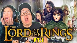 THE LORD OF THE RINGS THE FELLOWSHIP OF THE RING 2001 MOVIE REACTION PART 1  FIRST TIME WATCH