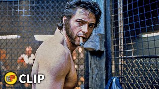 Wolverines First Appearance  Cage Fight Scene  XMen 2000 Movie Clip HD 4K