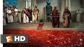 The Ten Commandments 310 Movie CLIP  Moses Turns Water Into Blood 1956 HD