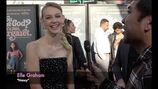 Elle Graham Carpet Interview at Premiere of Are You There God Its Me Margaret