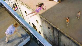 Owen Wilson Throws Child Across Rooftop  No Escape 2015  Owen Wilson Lake Bell  Movie Clip 4K