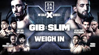 MISFITS  DAZN X SERIES 19  QATAR THE SUPERCARD  ANESONGIB VS SLIM ALBAHER WEIGH IN LIVE