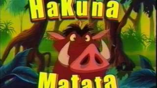 Timon and Pumbaa Promo What is Hakuna Matata Toon Disney 2004