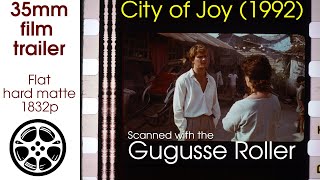 City of Joy 1992 35mm film trailer flat hard matte 1832p