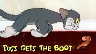 Puss Gets the Boot 1940 Cartoon Short Film  Jasper and Jinx  Tom and Jerry  Review