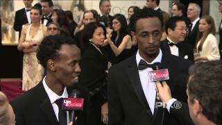 Barkhad Abdi and Faysal Ahmed Of Captain Phillips At 2014 Oscars