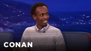 Barkhad Abdi Loved Working With Tom Hanks  CONAN on TBS