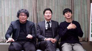 Meet Bong Joonho Song Kangho and Choi Wooshik  Interview with Parasite  Cast