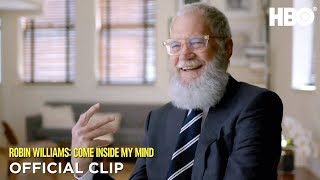 David Letterman He Could Fly  Robin Williams Come Inside My Mind  HBO