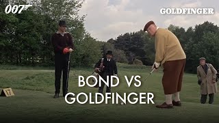 GOLDFINGER  007 And Auric Play Golf  Sean Connery  James Bond