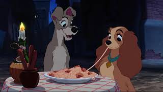 Lady and the Tramp   Bella Notte  Spaghetti Scene