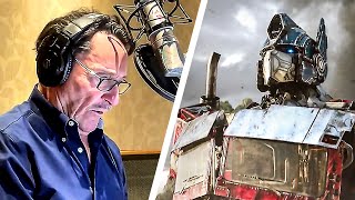 TRANSFORMERS Rise of the Beasts Peter Cullen as Optimus Prime Behind the Scenes 2023