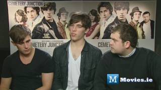 Cemetery Junction cast get grilled  Christian Cooke Jack Dolan  Tom Hughes Interview