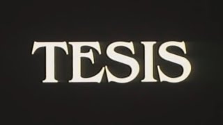 THESIS  TESIS 1996  TRAILER