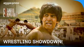 Chandus Iconic Kushti Battle   Chandu Champion  Kartik Aaryan  Prime Video India