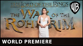 LOTR The War of the Rohirrim  World Premiere  Warner Bros UK  Ireland