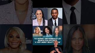 Sister Sister Star Tia Mowry and RonReaco Lee Reunite for Lifetimes A Very Merry Beauty Salon