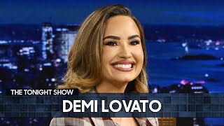 Demi Lovato Reveals the Traumatic Reality of Being a Child Star Extended  The Tonight Show