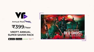 Red Ghost  14 April on VROTT  Prime Video  Telugu Official Movie Trailer 2023  Drama Historical