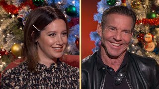 Ashley Tisdale Says Dennis Quaid Was Really Like Our Dad on Merry Happy Whatever Set Exclusi