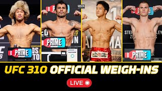  UFC 310 Pantoja vs Asakura Official WeighIn Live Stream  MMA Fighting