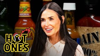 Demi Moore Celebrates Her Birthday While Eating Spicy Wings  Hot Ones