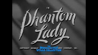 Phantom Lady 1944 title sequence