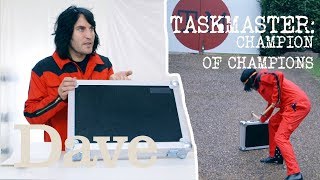 Noel Fielding Smashes Briefcase  Taskmaster Champion of Champions  Dave