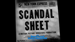 Scandal Sheet 1952 title sequence