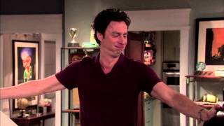 The Exes Zach Braff and Donald Faison Blooper