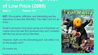 Movie Review WalMart The High Cost of Low Price 2005 HD