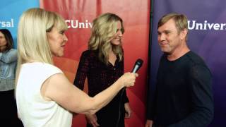 Jennifer Nettles and Ricky Schroder put on Dolly Partons Coat Episode 64