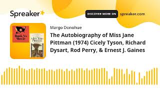 The Autobiography of Miss Jane Pittman 1974 Cicely Tyson Richard Dysart Rod Perry  Ernest J G