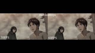 Attack on Titan Chronicle 2020 30FPS VS 60FPS