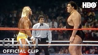 Hulk Hogan vs Andre The Giant WrestleMania III WWE Official Clip  Andre The Giant  HBO