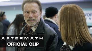 Aftermath 2017 Movie Official Clip Please Come With Me  Arnold Schwarzenegger