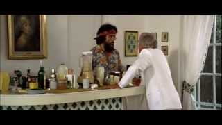 UP IN SMOKE  Strother Martin screams at Tommy Chong CLASSIC